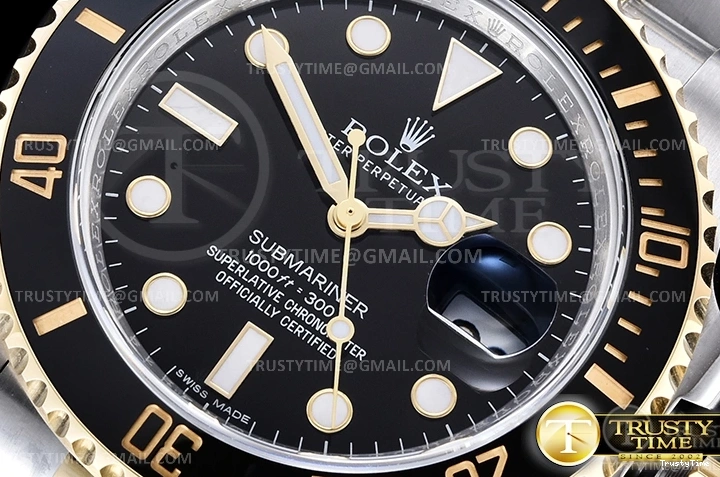 1020 Submariner 116613LN 904L YG SS Black ARF V3 SH Breathable 1086